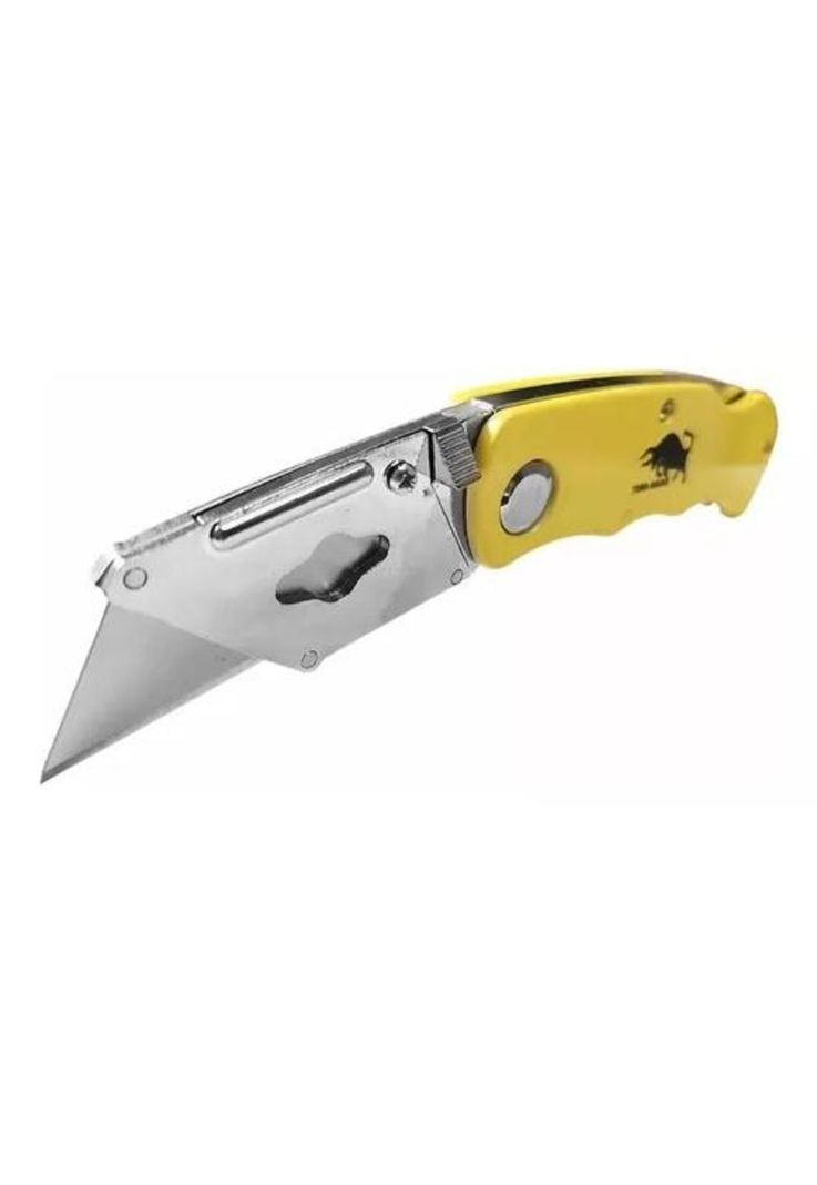 Cuchillo Cartonero Retráctil - Tipo Navaja, Repuesto de 6 Hojas-1