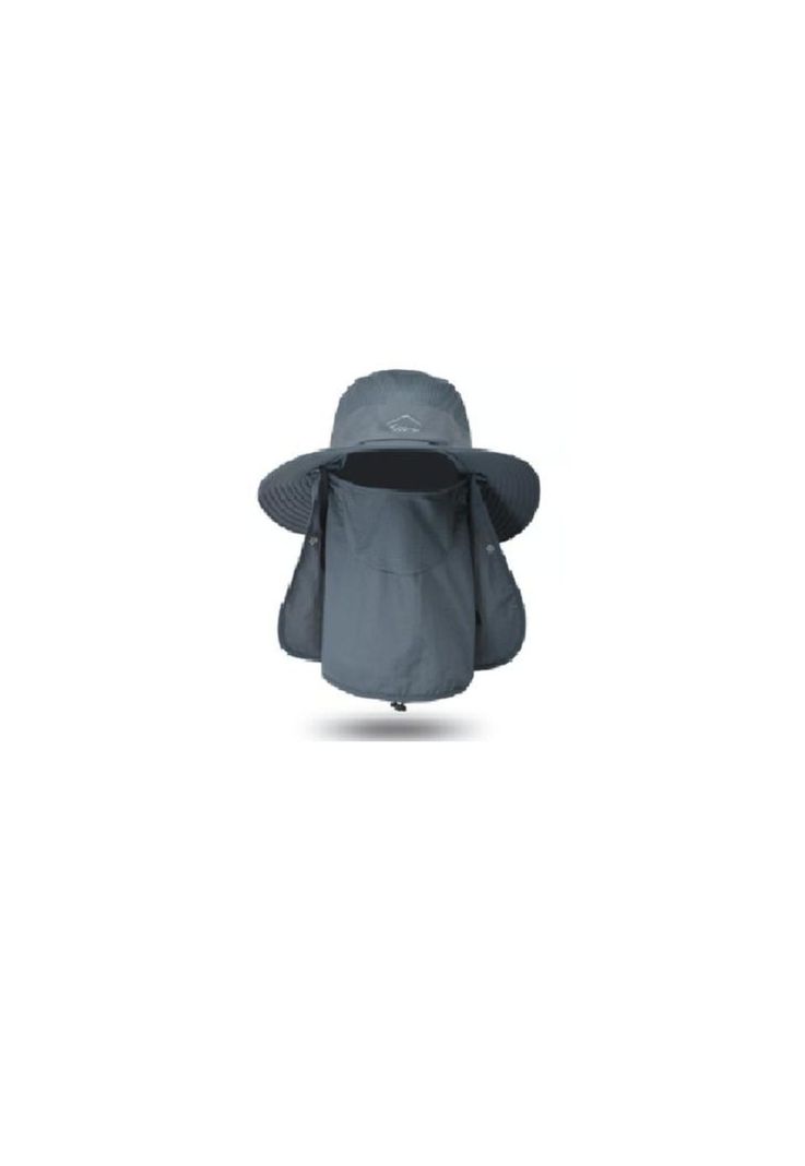 Gorro Visera para el Sol 4 en 1 Uso Diario Gris-2