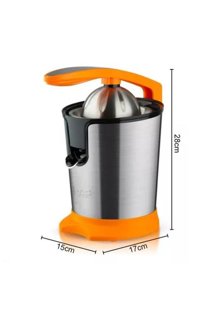 Exprimidor de cítricos limón/naranja eléctrico 180w, color plateado-1