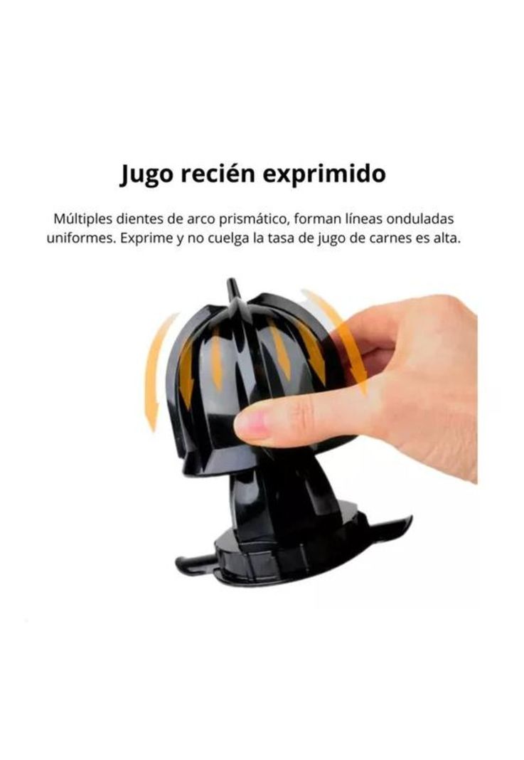 Exprimidor de cítricos limón/naranja eléctrico 180w, color plateado-4