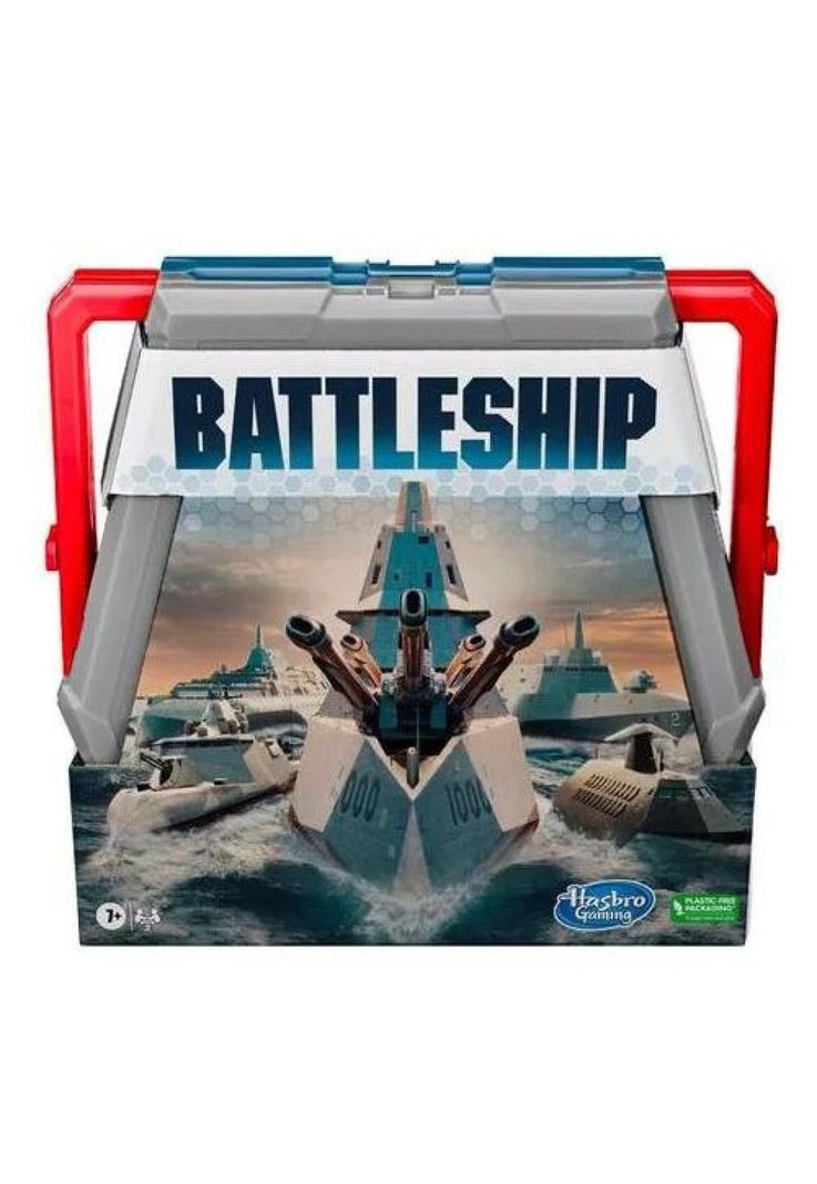 Juego de mesa Hasbro batalla naval classic con accesorios 3+ negro-1