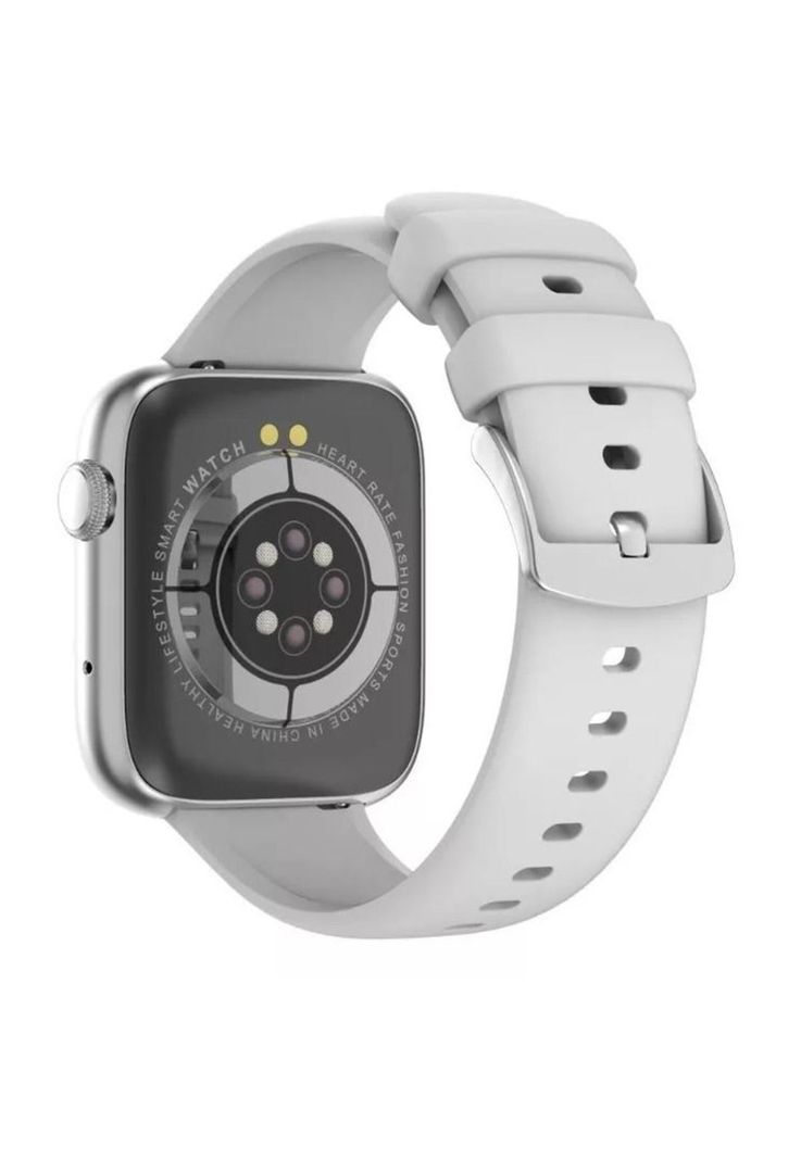 Smartwatch reloj inteligente bluetooth llamadas plateado-2