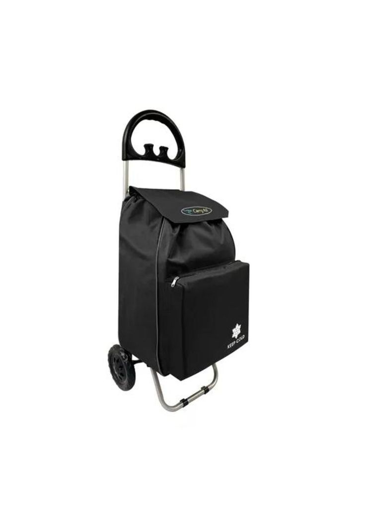 Carrito de compras plegable 47 L color negro-0
