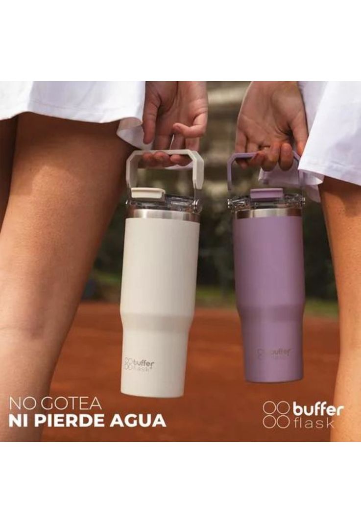 Vaso tumbler mug térmico, botella de agua, buffer, acero inoxidable, lila-5