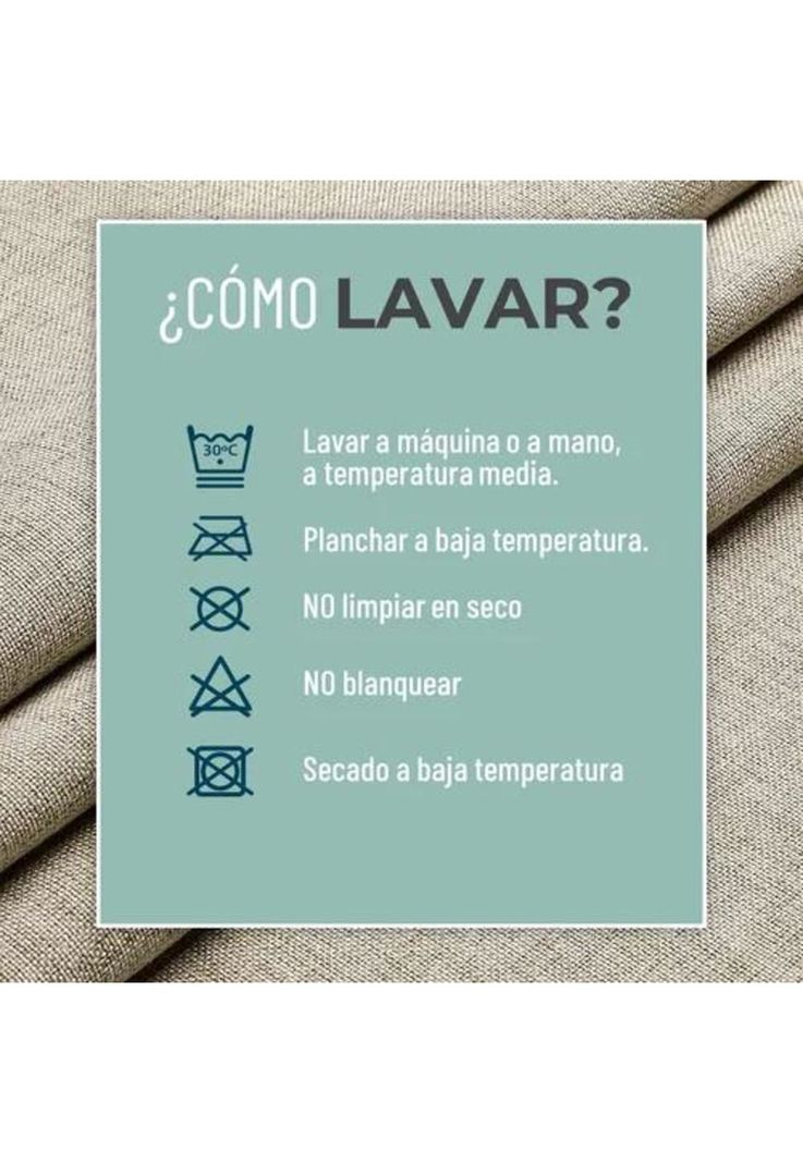 Cortina Blackout 100% 2 Paños 140x220cm Textura Lino Crudo-4