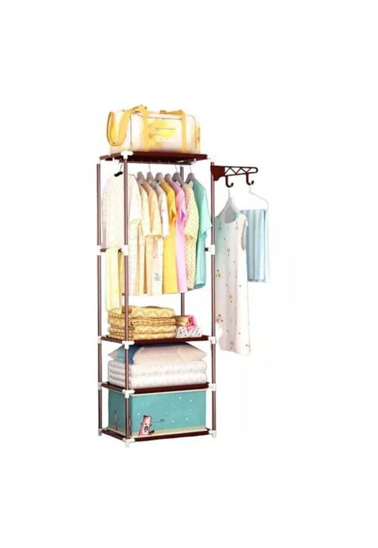 Closet ropero armable 170x55x36 gris-0