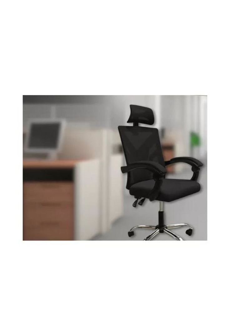 Silla ejecutiva de escritorio ergonómica Lumax Clyde color negro-5