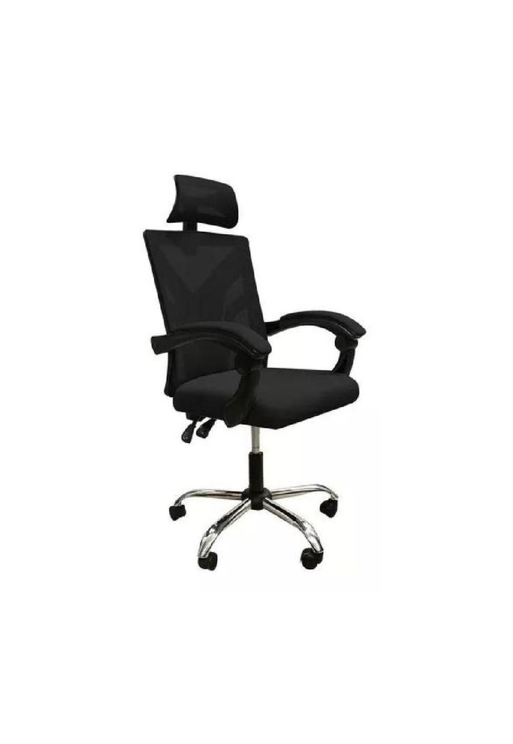 Silla ejecutiva de escritorio ergonómica Lumax Clyde color negro-1
