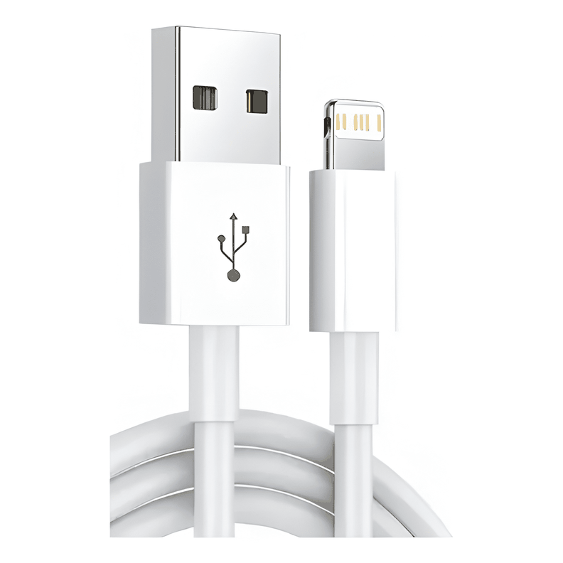 Cable de calidad lightning compatible con iphone 3 Blanco