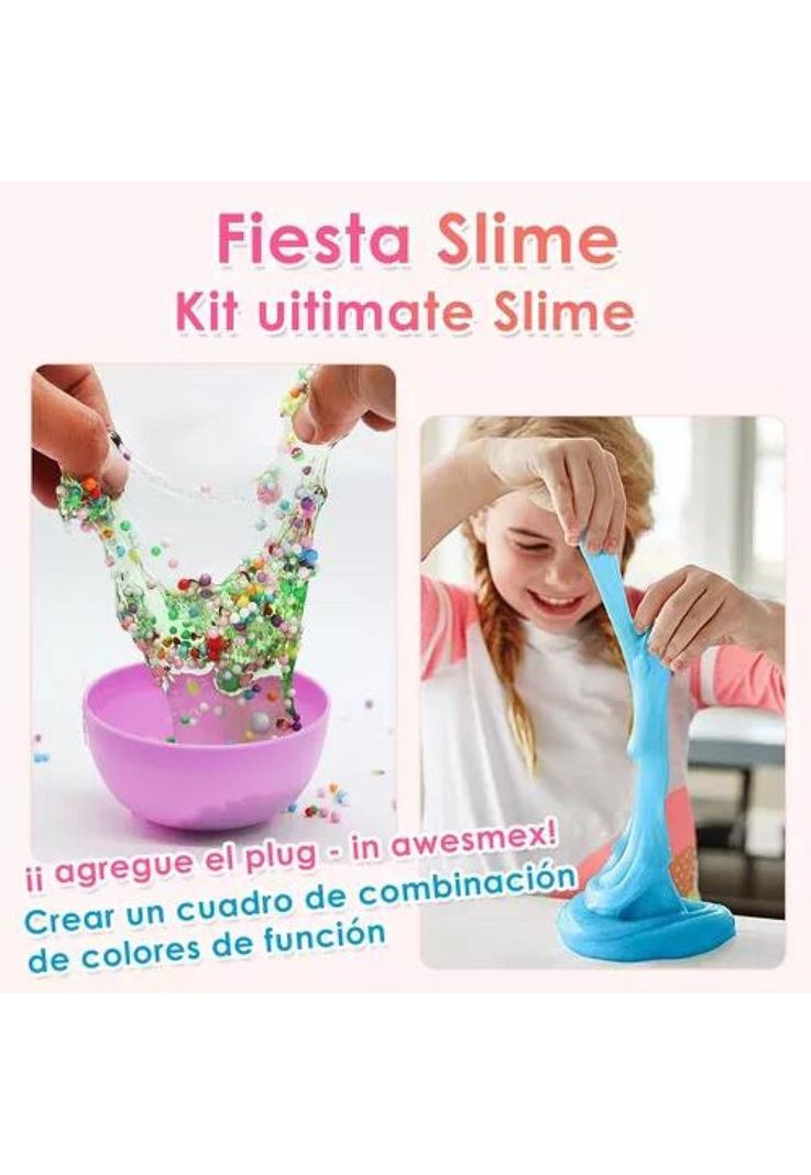 Set de bricolaje para hacer slime 120 piezas, 24 colores-3