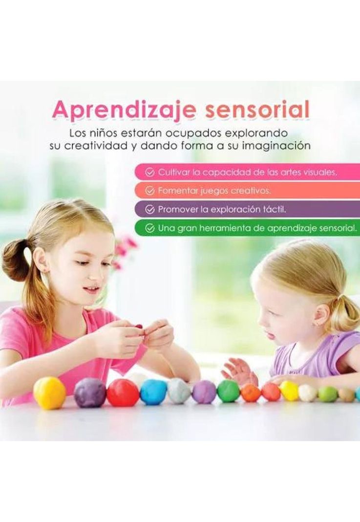 Set de bricolaje para hacer slime 120 piezas, 24 colores-4