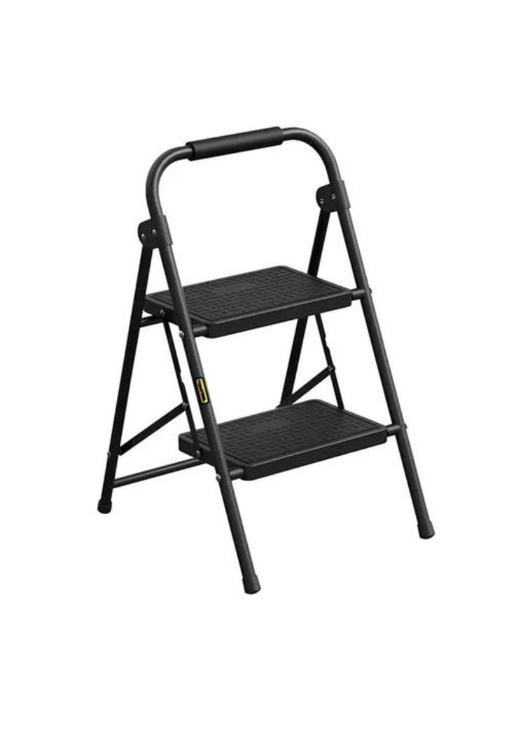 Escalera plegable ultra resistente color negro-0