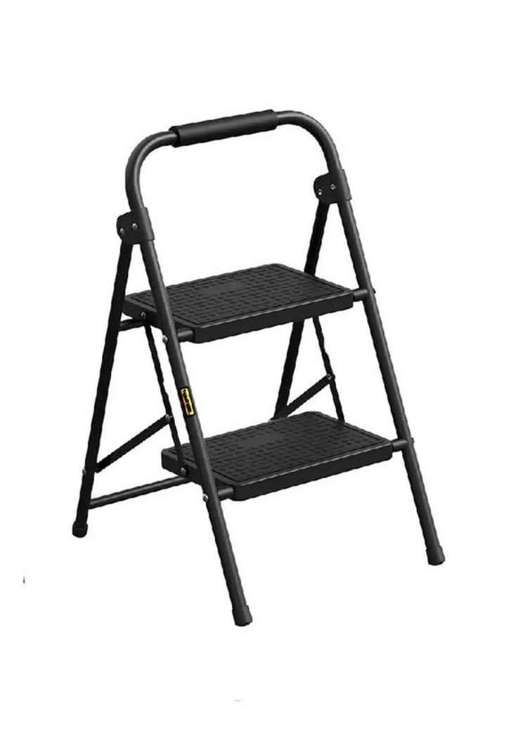 Escalera plegable ultra resistente color negro-4