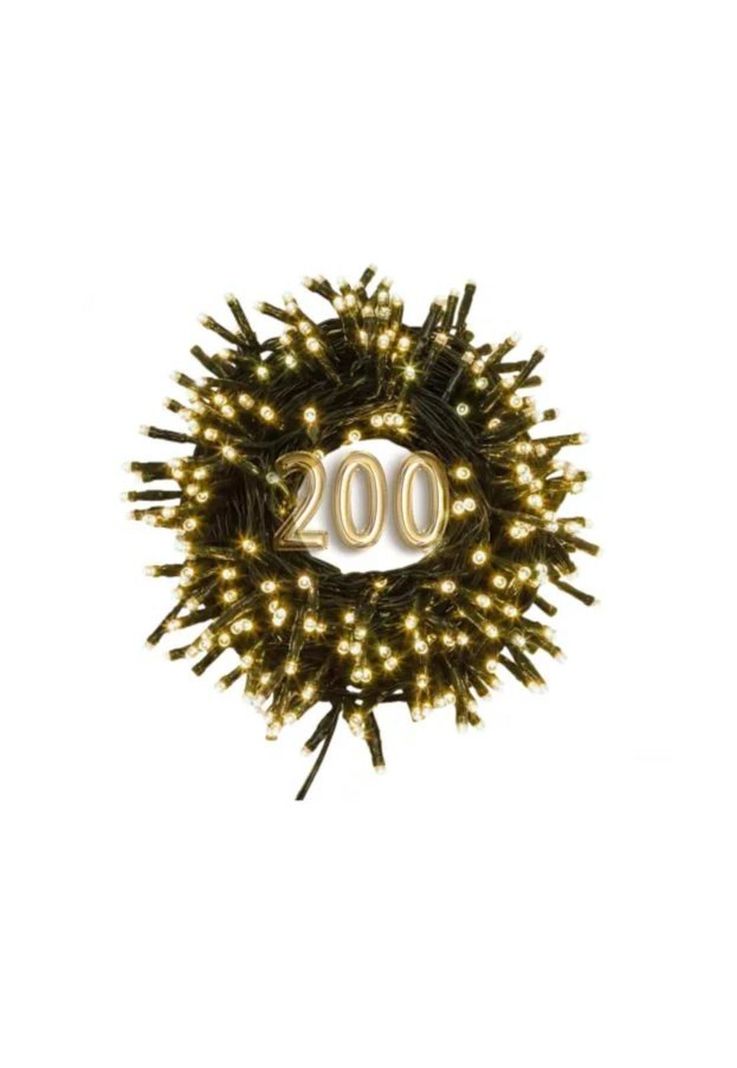 200 luces led navidad 8 modos 13 mts interior exterior enchufe-0