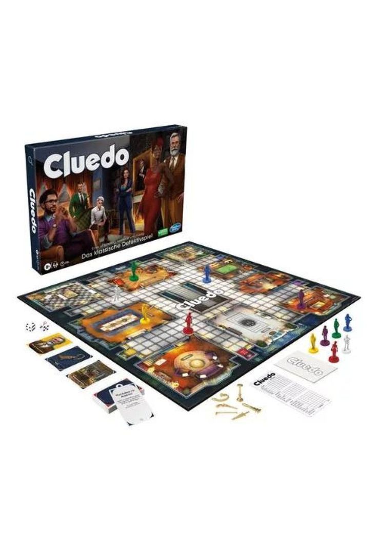 Juego de mesa Hasbro Gaming Cluedo gris-1