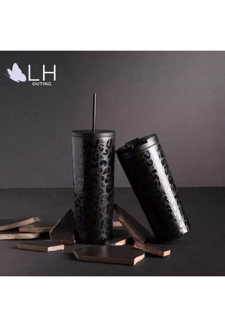 Vaso térmico mug LH 700 lt, acero inoxidable, frío y calor, color negro-3