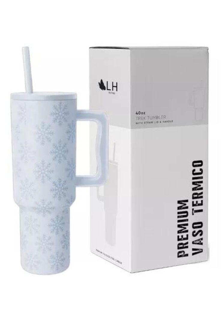 Vaso térmico mug 1200 lt, acero inoxidable, copo de nieve-0