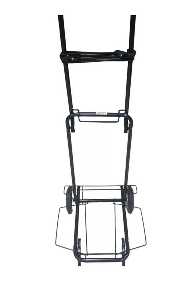 Carrito de compras plegable 60 kg color negro-5