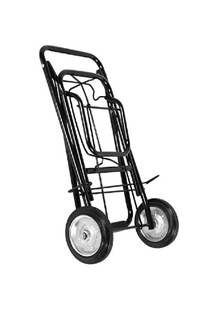 Carrito de compras plegable 60 kg color negro-6