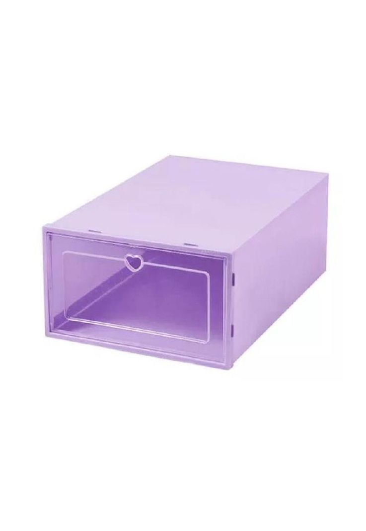 10 piezas zapateras organizadoras púrpuras-0