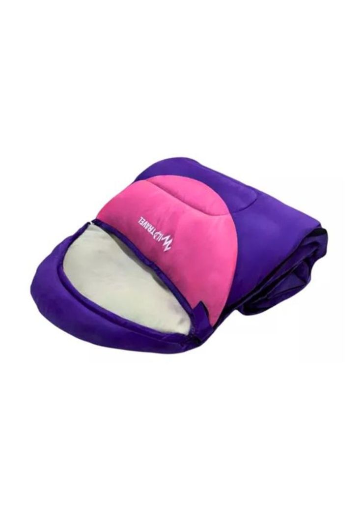 Saco de dormir extremo Wild Travel -15º +10º camping 1800g morado-2
