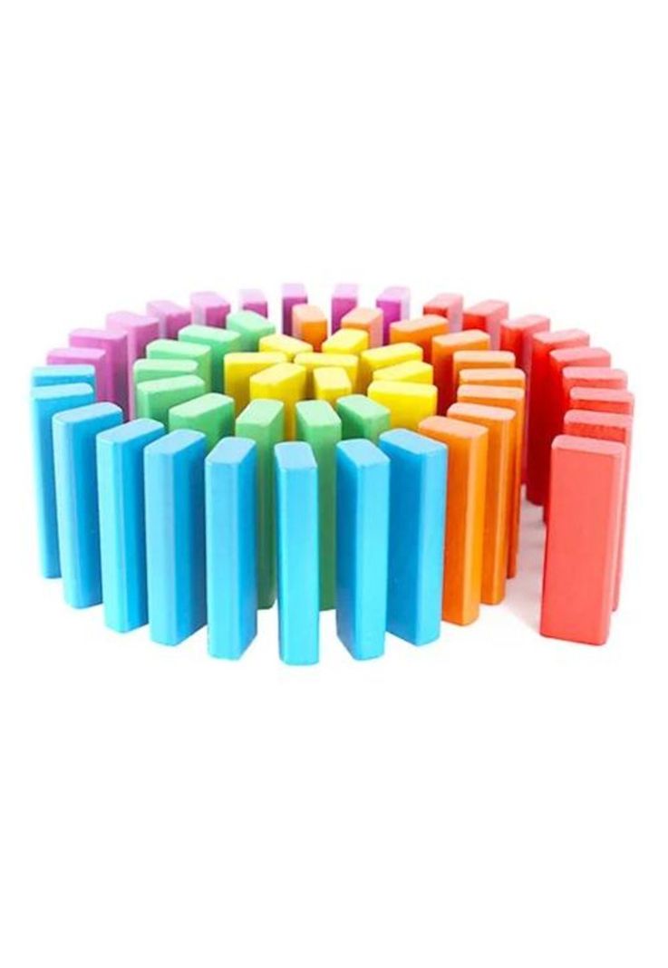 Juego educativo de bloques de construcción 54 piezas coloridos-2