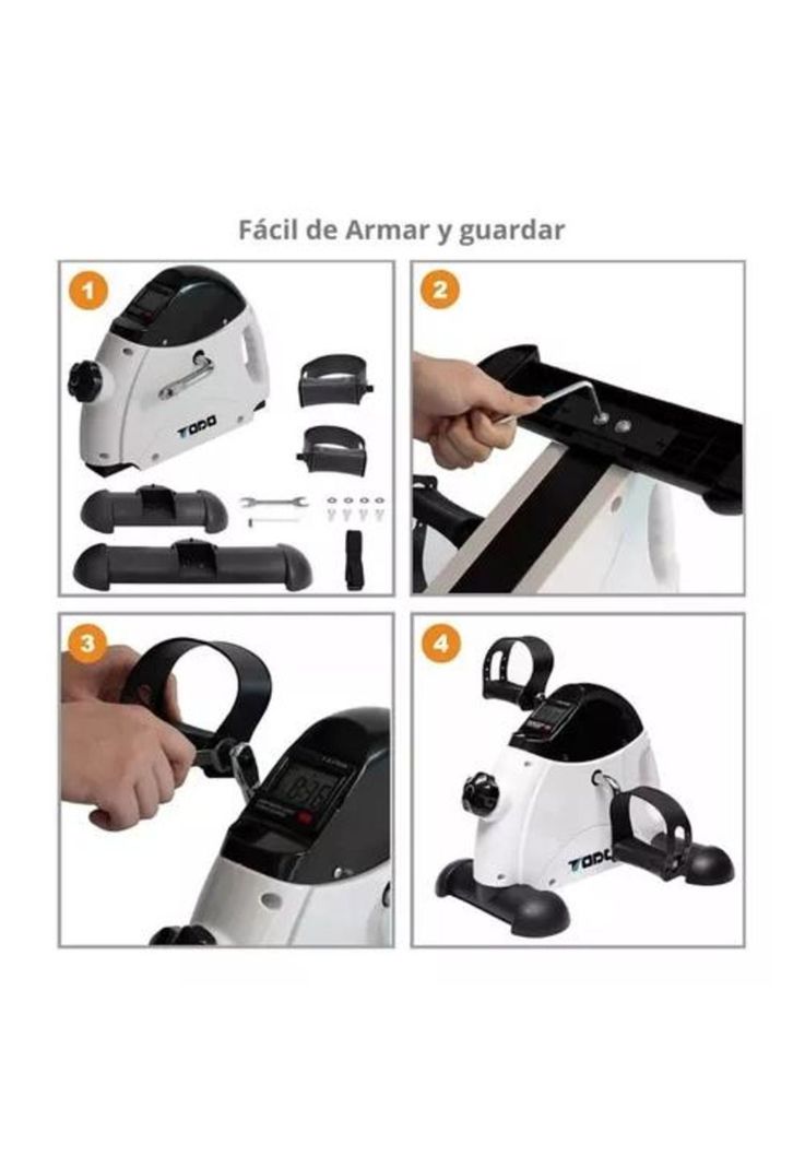 Pedalera con Monitor LCD - Fitness-7