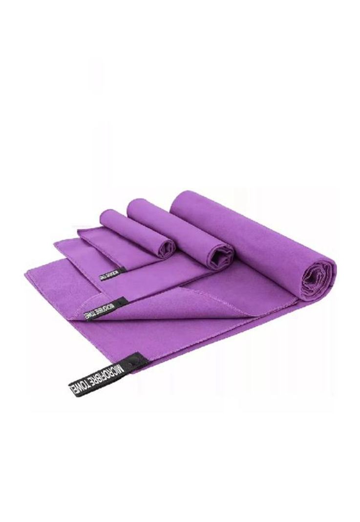Toalla baño viaje microfibra secado rápido, pcs violeta-0