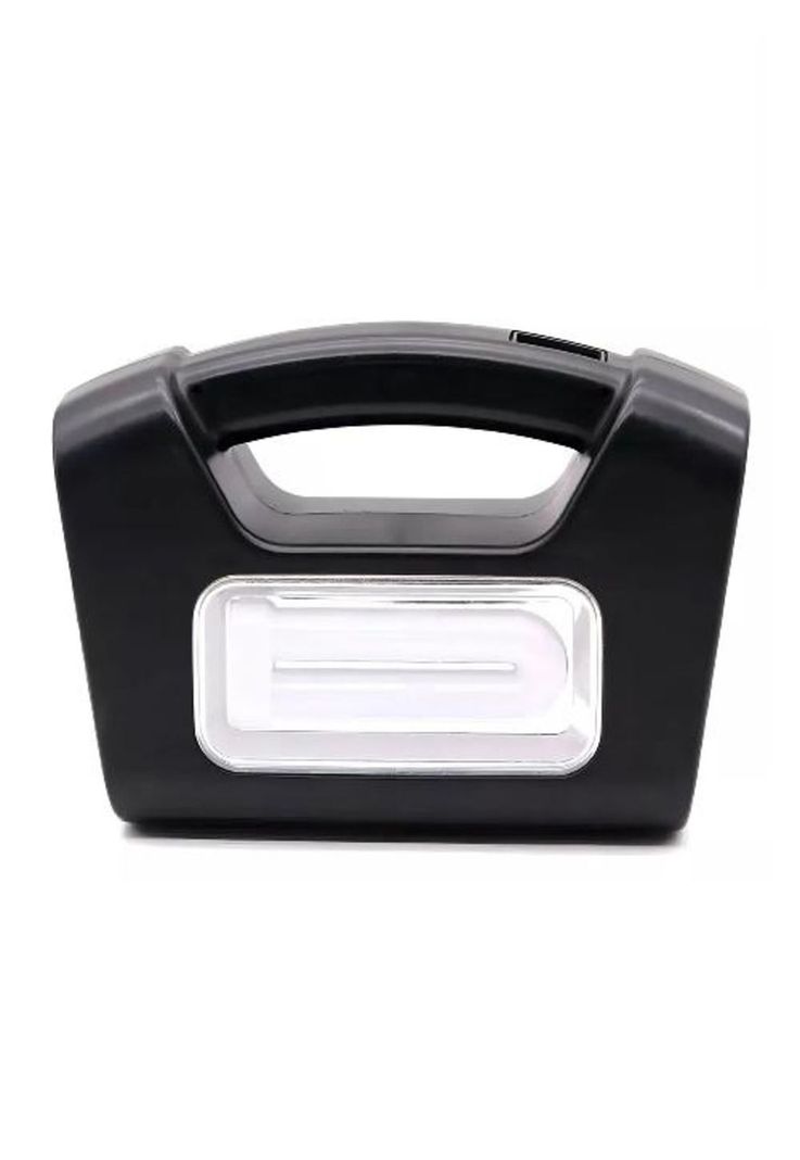 Kit lámpara de emergencia solar camping USB + 3 ampolletas, negro-2
