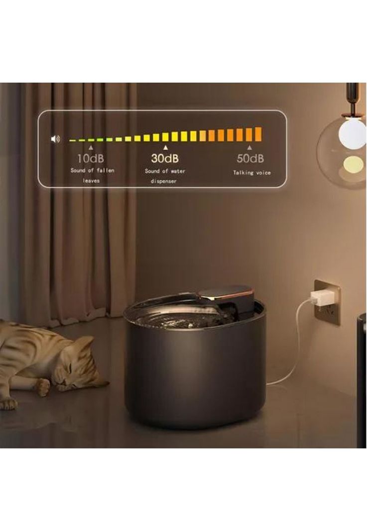 Fuente Bebedero de Agua Roro - Para Perros, Pileta, 3 Litros, Color Negro-4