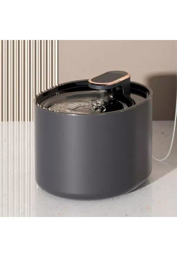 Fuente Bebedero de Agua Roro - Para Perros, Pileta, 3 Litros, Color Negro-5