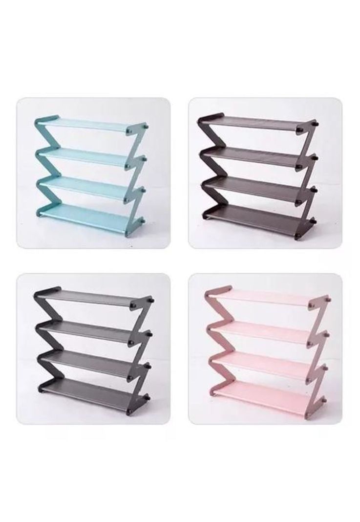 Organizador de zapatos modelo Z 8 pares color gris-1