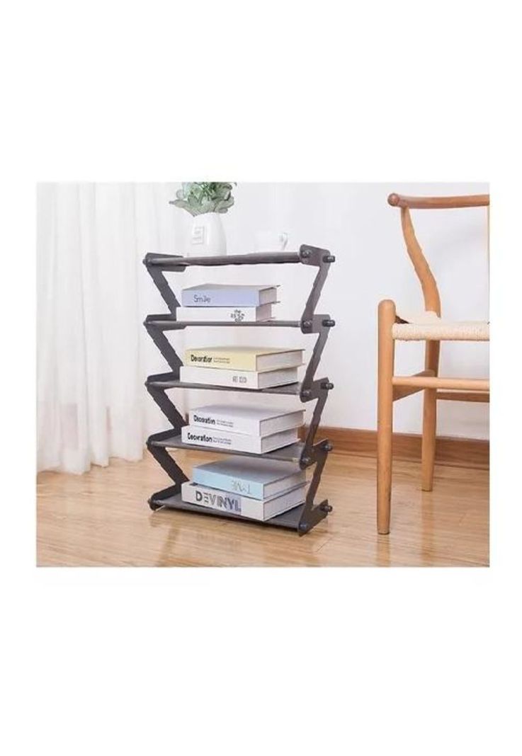 Organizador de zapatos modelo Z 8 pares color gris-2
