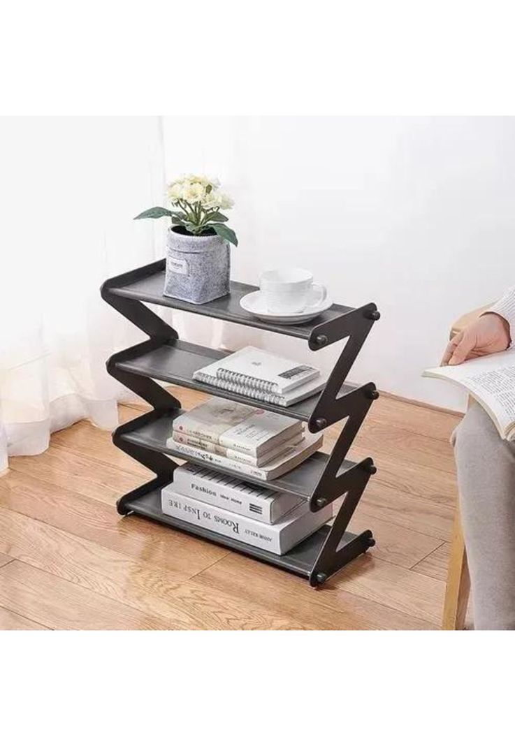 Organizador de zapatos modelo Z 8 pares color gris-3