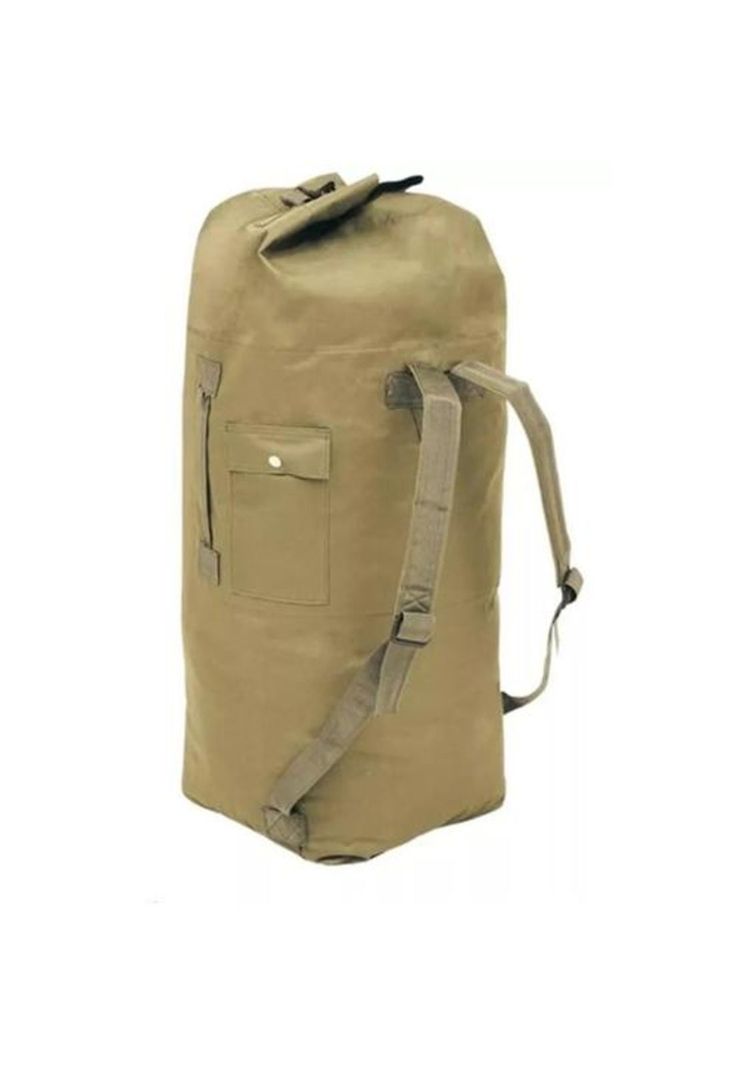 Bolso saco ropero táctico militar camping 90L color café-2