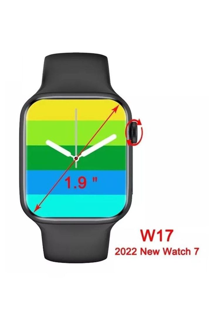Reloj inteligente pro call serie 7 color negro-1