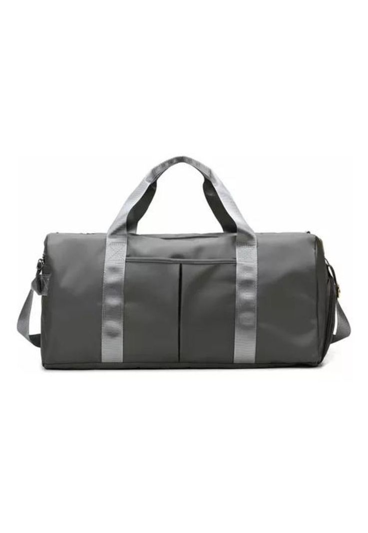 Bolsa de gran capacidad para viajes y deportes, color gris-0