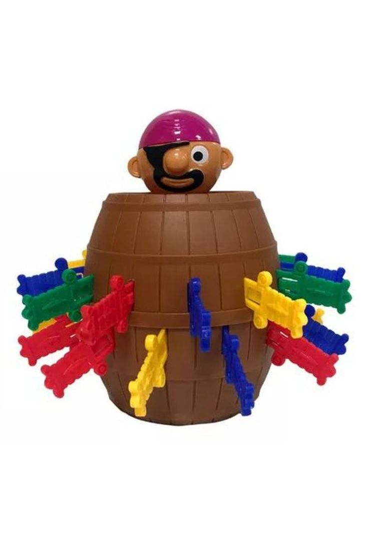 Juego de mesa pirata saltarín color café-1