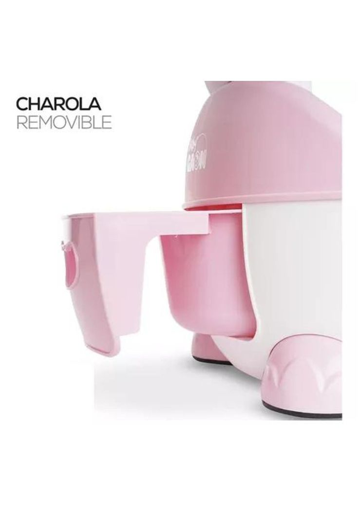 Pelela Bacinica Baño Infantil - Para Niños, Vaquita, Color Rosa, con Cojín-4