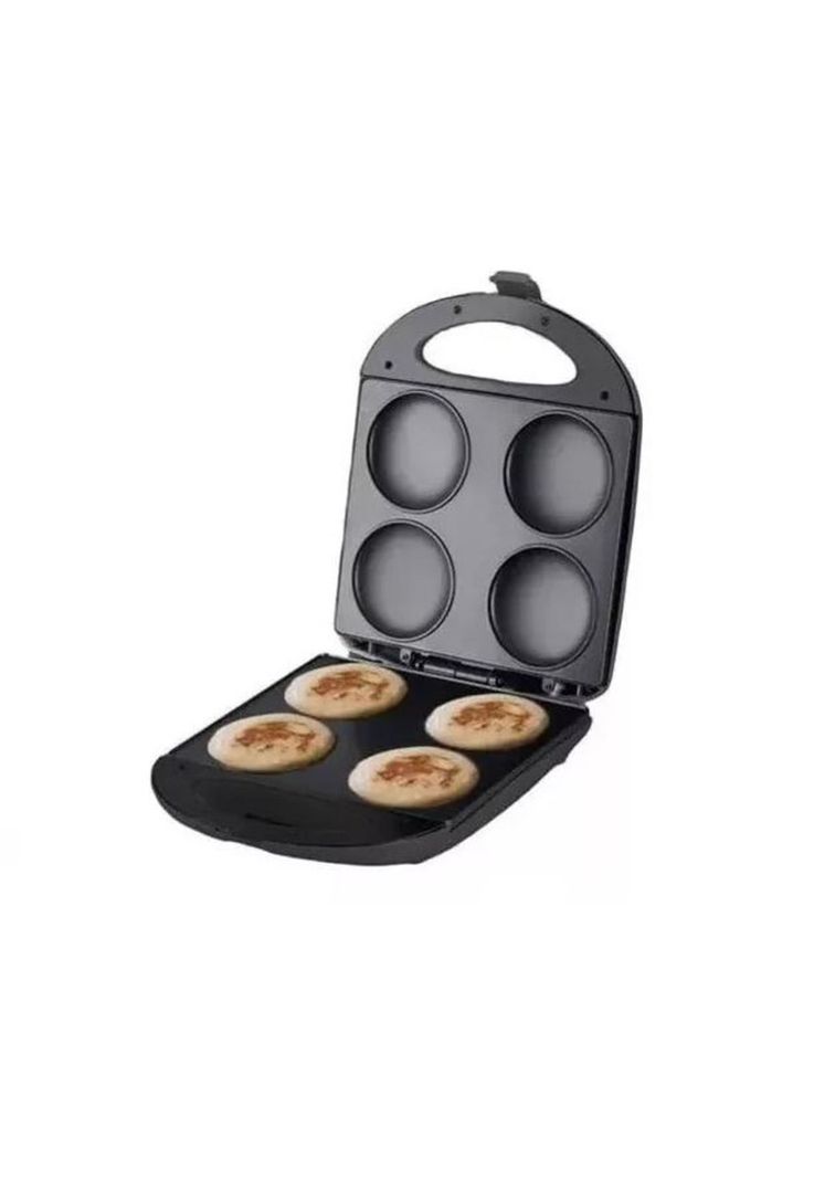 Tosti arepa 1600w para arepas y hamburguesas, color negro-1