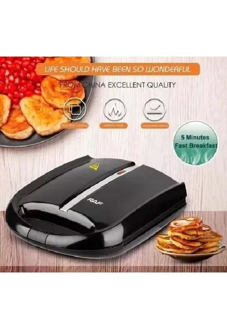 Tosti arepa 1600w para arepas y hamburguesas, color negro-4