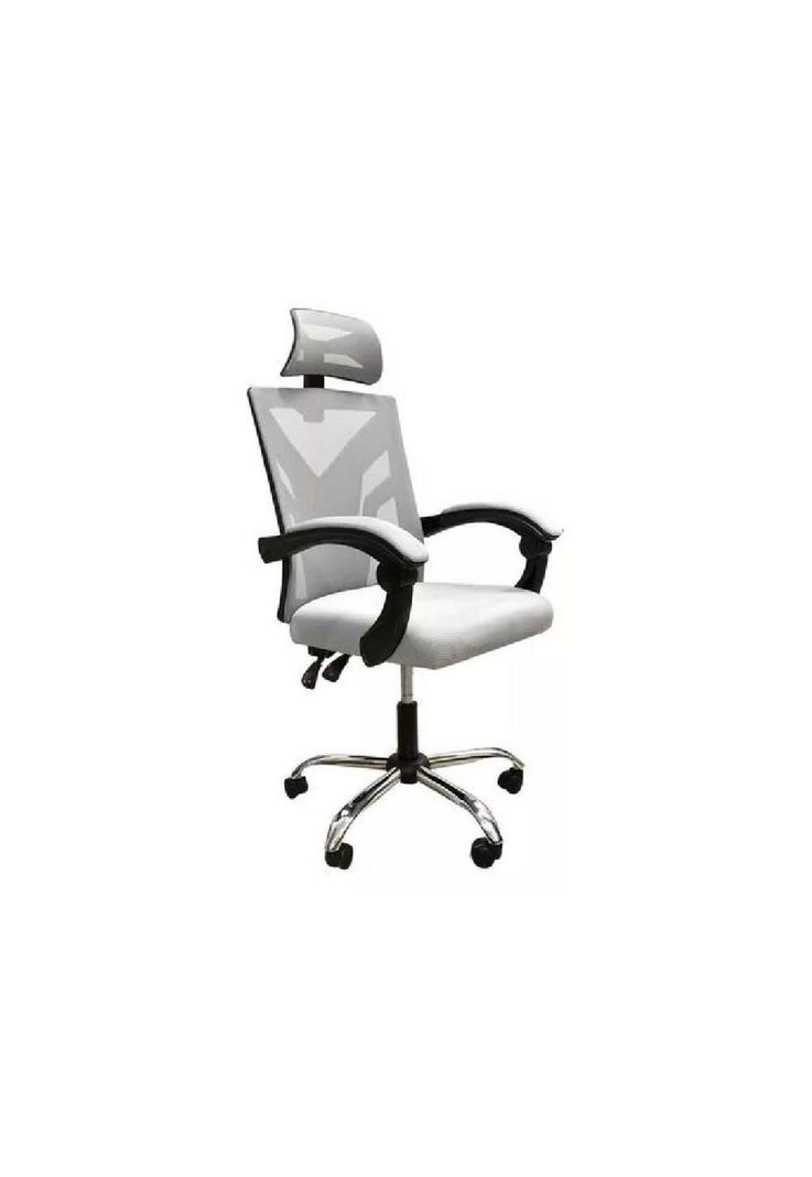 Silla ejecutiva de escritorio ergonómica Lumax Clyde color gris-0
