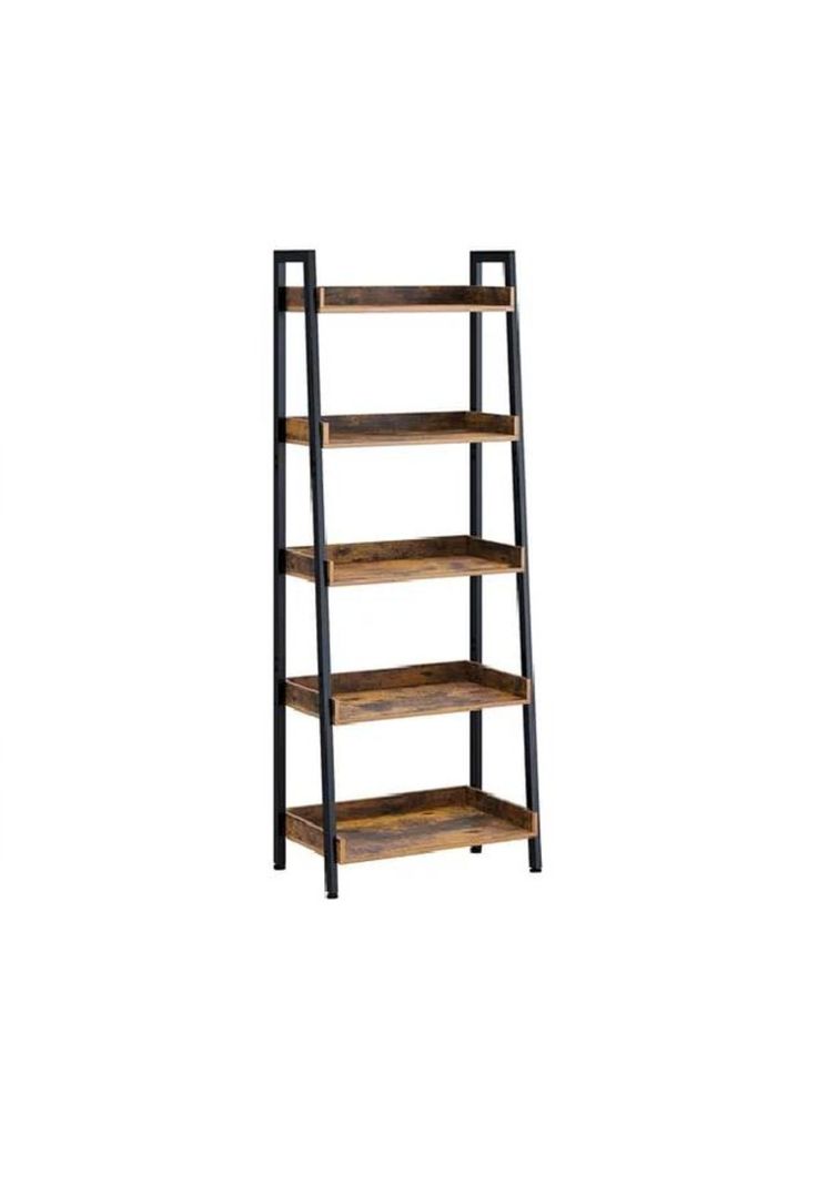Estante Repisa de 5 Niveles Marrón Rústico 152x51x35cm Rohe-0