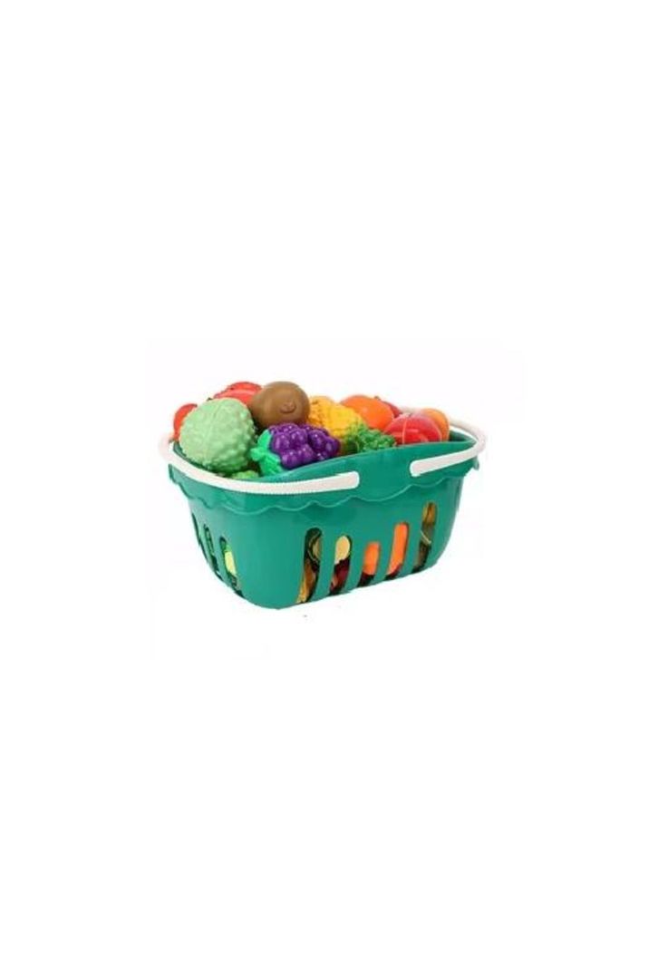 Juguete de corte de cocina de frutas y verduras 51 piezas multicolor-0