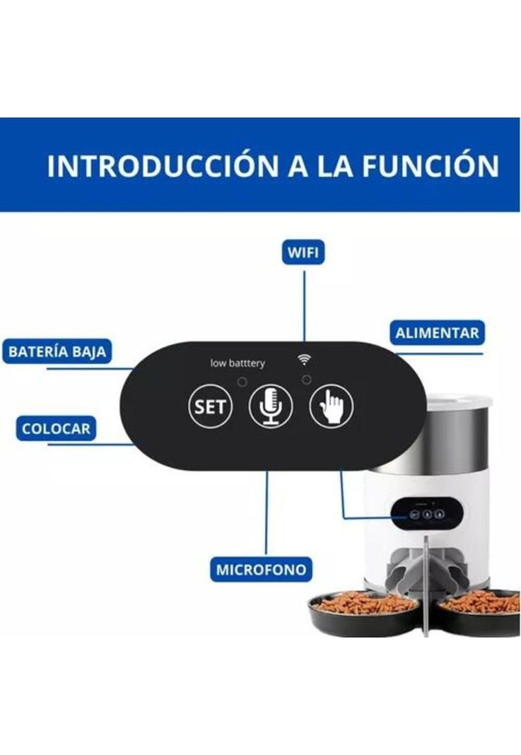 Dispensador Automático de Alimentos para Mascotas - Doble Robot-2