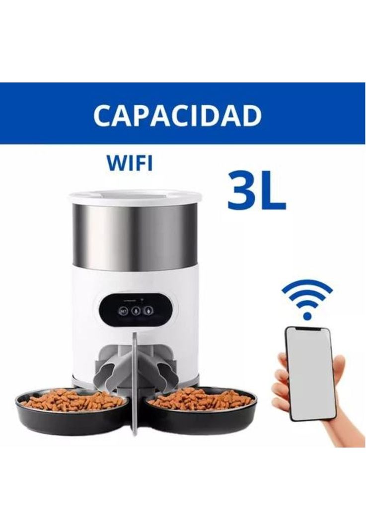 Dispensador Automático de Alimentos para Mascotas - Doble Robot-5