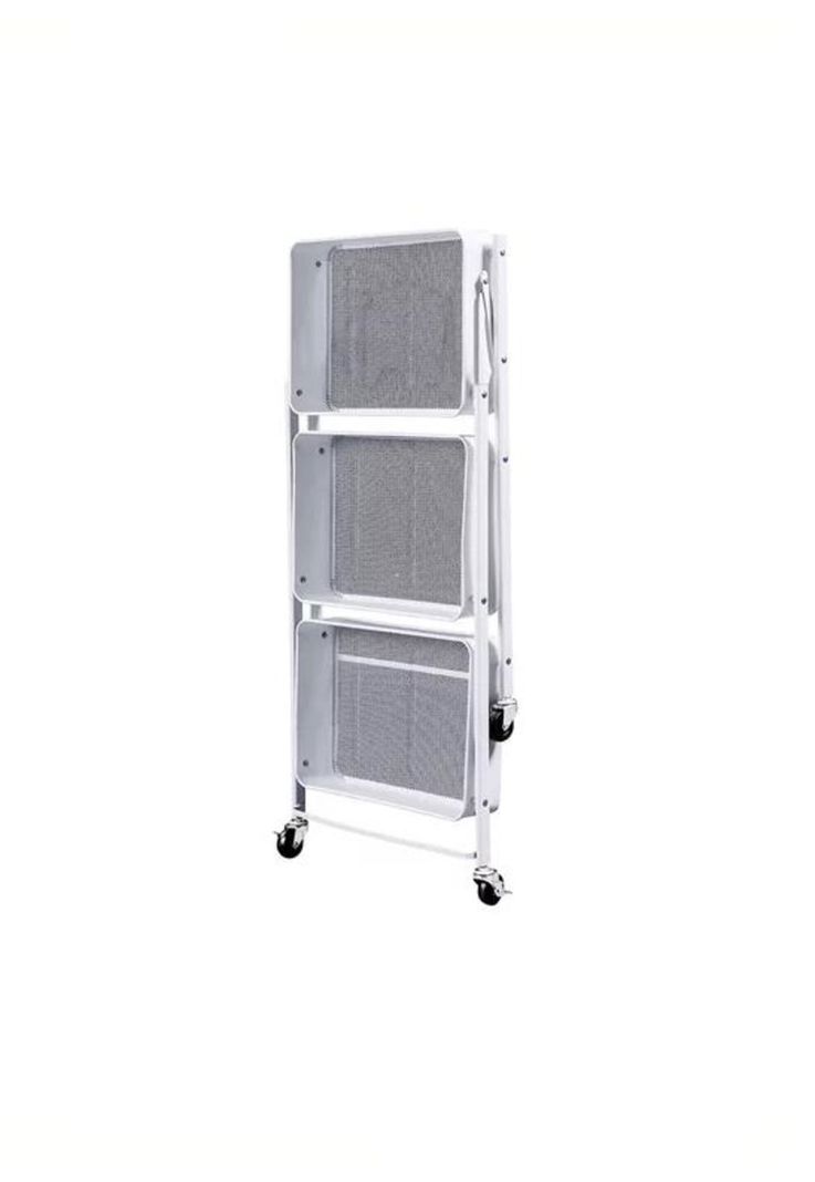 Organizador Carro Plegable Multiuso 3 Niveles Blanco-1