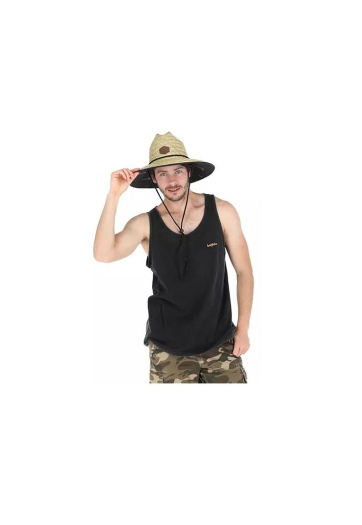 Sombrero de Paja Caucha para Hombre Buffalo-2