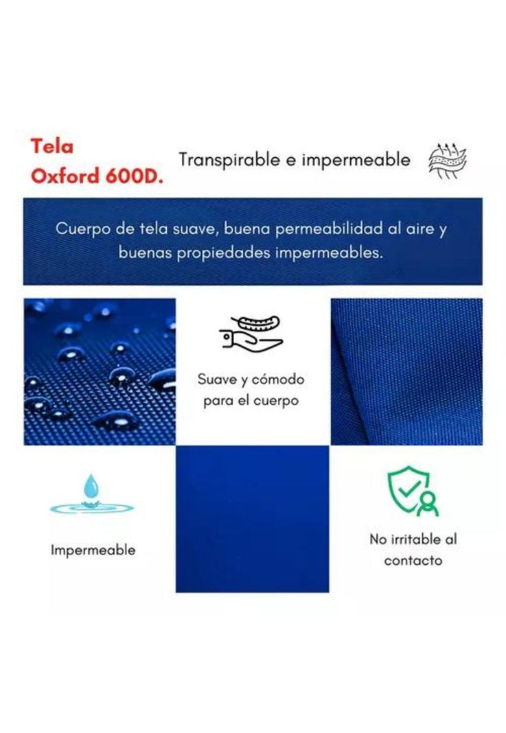Silla plegable de camping para picnic y playa azul oscuro-5