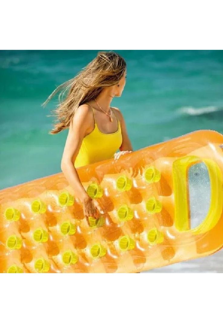 Flotador colchoneta inflable multicolor-3